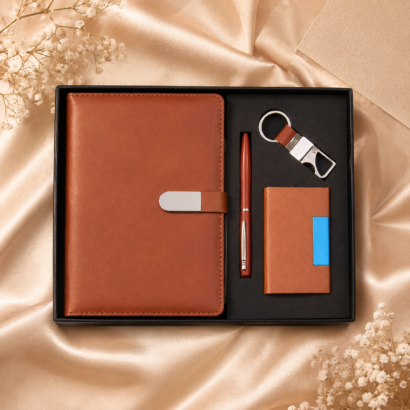 Premium Executive Leather Gift Set