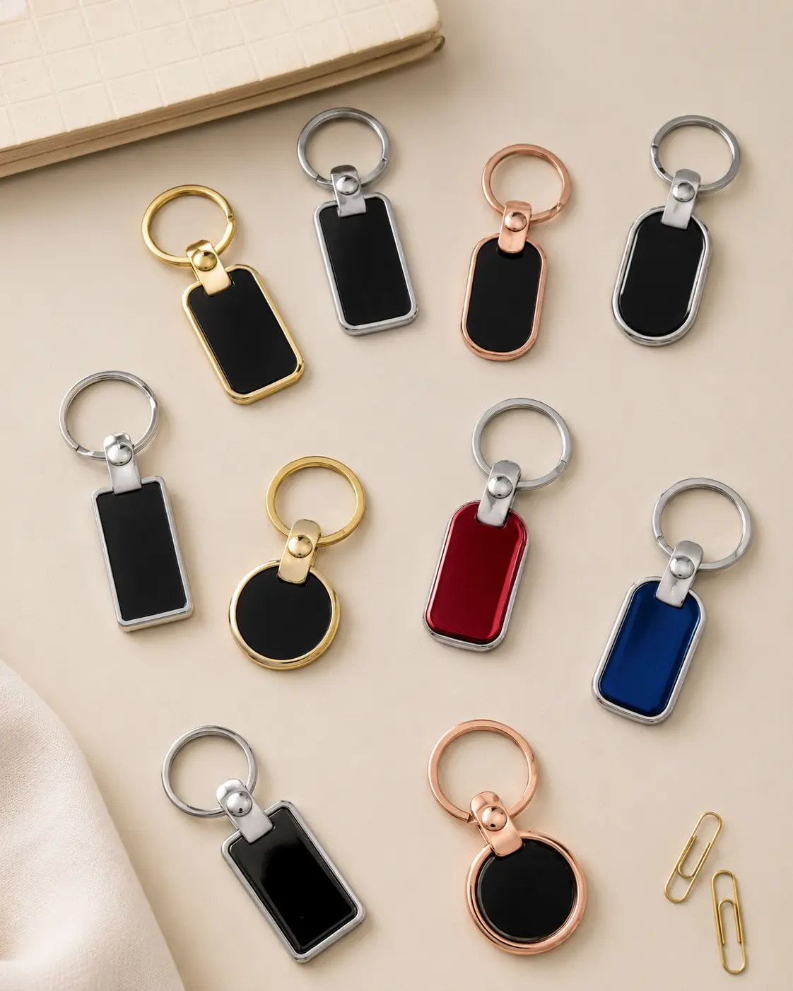 Premium Metal Keychain Collection