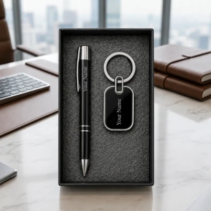 Pen & Keychain Gift Set