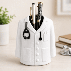 Personalized Doctor Coat Pen Stand