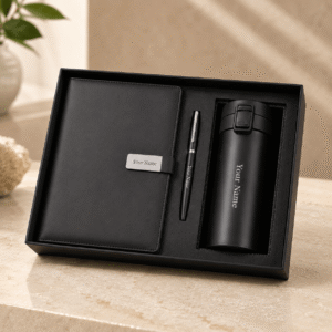 Personalized Diary Pen Bottle Gift Set