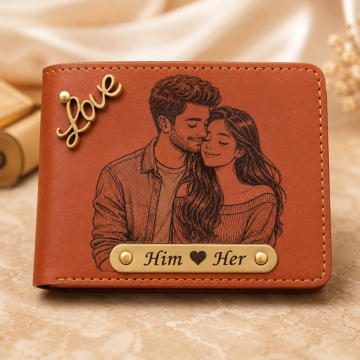 Photo Wallet with Name Plate - Image 3