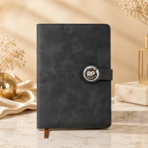 Premium Black Leather Diary