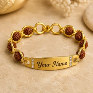 Personalized Rudraksha Bracelet