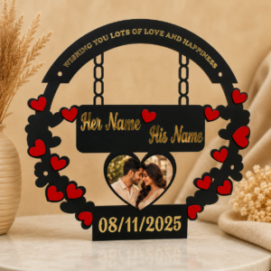 Personalized Couple Name and Photo Love Frame