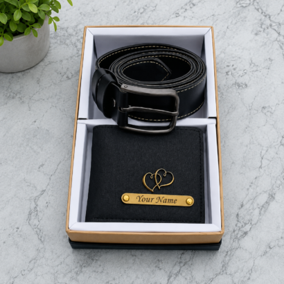 Men’s Wallet & Belt Gift Set