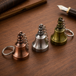 Metal Bell Keychain