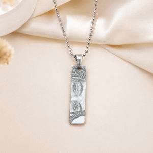Personalized Eye Sketch Pendant Necklace