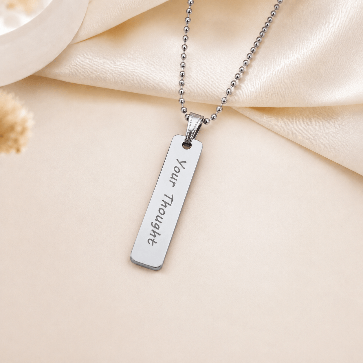 Eye Sketch Pendant Necklace - Image 2