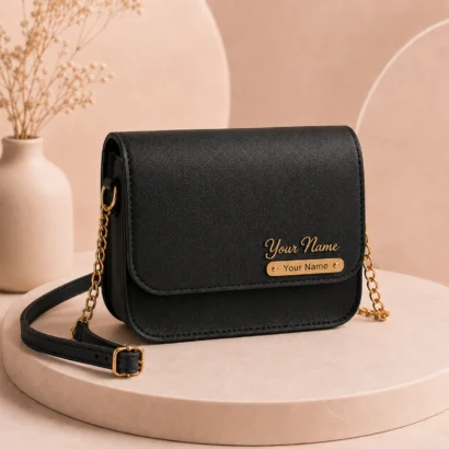 Women’s Sling Bag with Name Plate