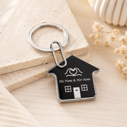 Couple Home Keychain