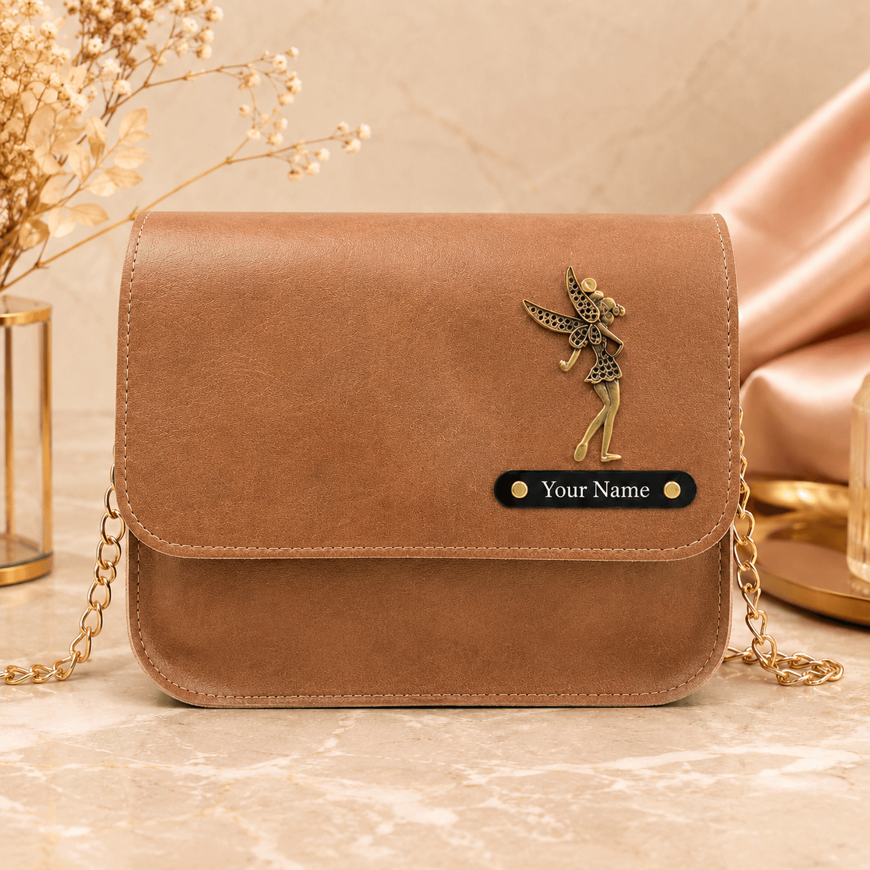 Ladies Sling Bag with Name Plate - Image 3