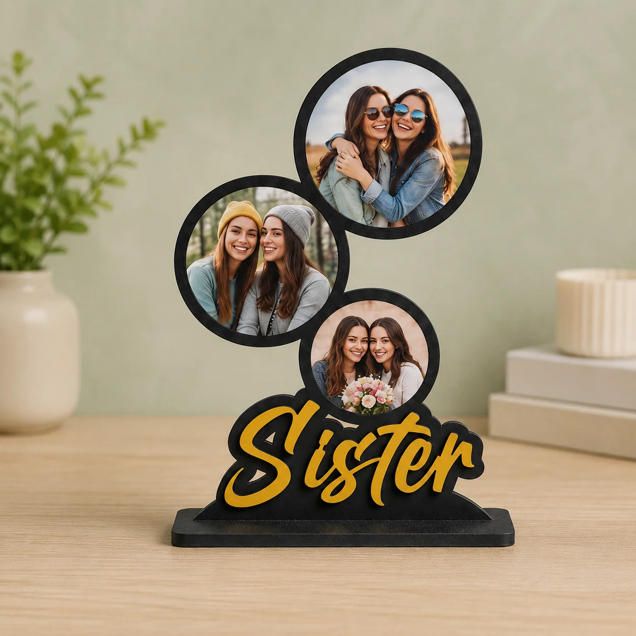 Sister Photo Frame Stand