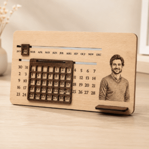 Personalized Wooden Perpetual Calendar