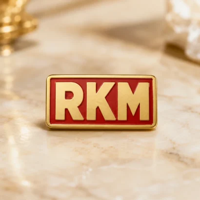 Custom Text Metal Lapel Pin Badge