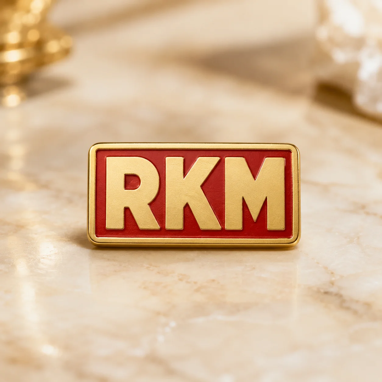 Custom Text Metal Lapel Pin Badge