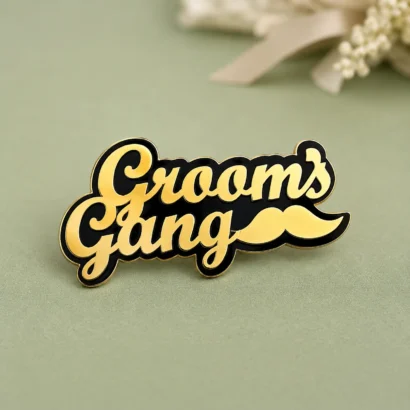 Groom’s Gang Brooch Badge