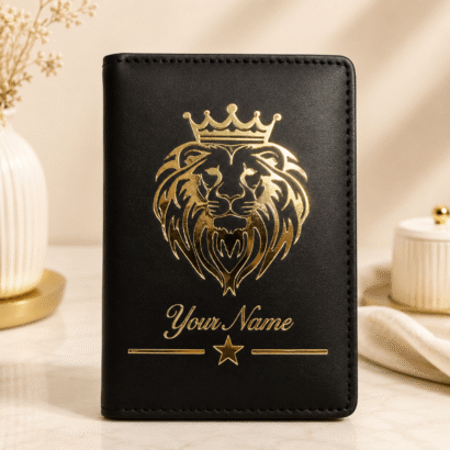 Lion Design Passport Cover
