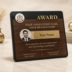 Personalized Wooden Award Plaque