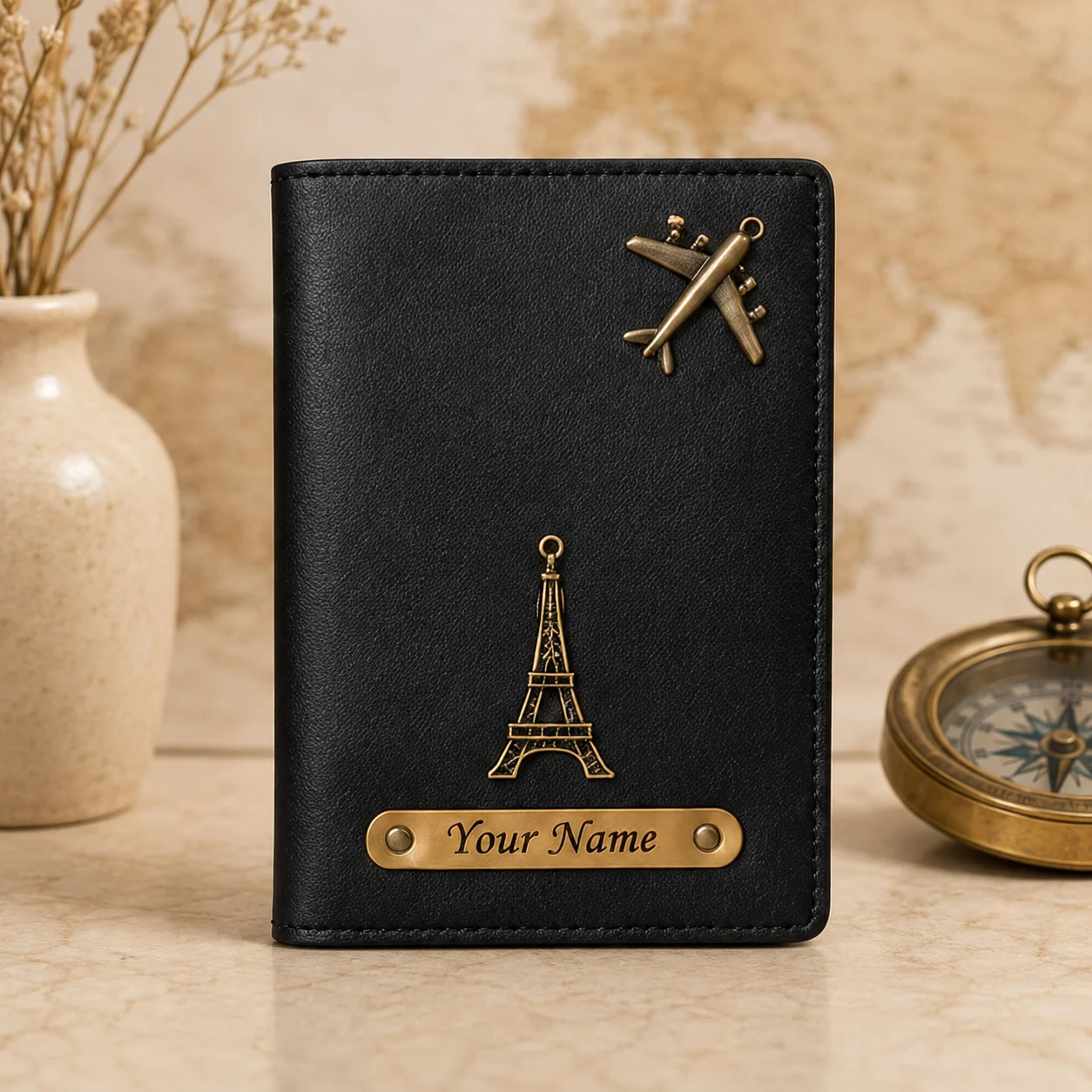 Travel Passport Cover With Name