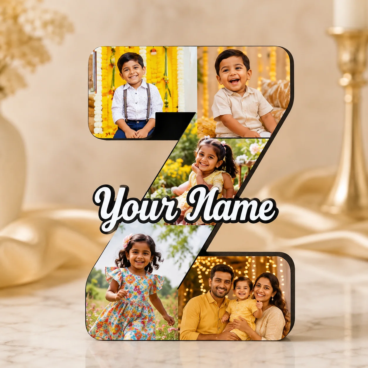 Alphabet Photo Collage Stand