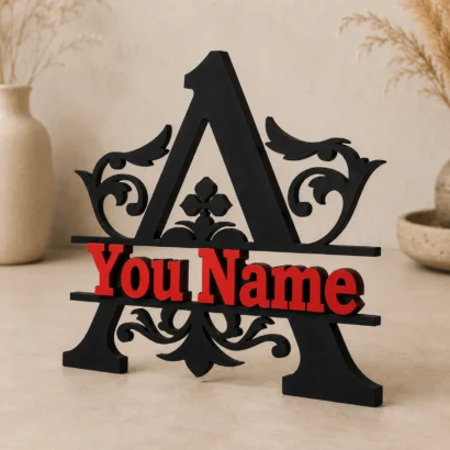 Alphabet Name Table Stand