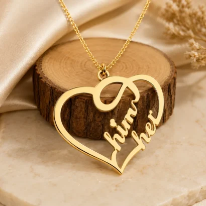 Heart Name Necklace