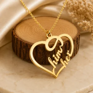 Personalized Heart Name Necklace