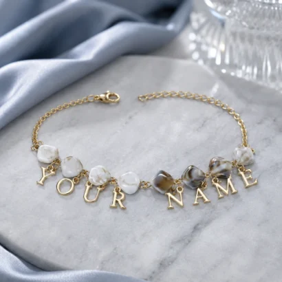 Name Charm Bracelet