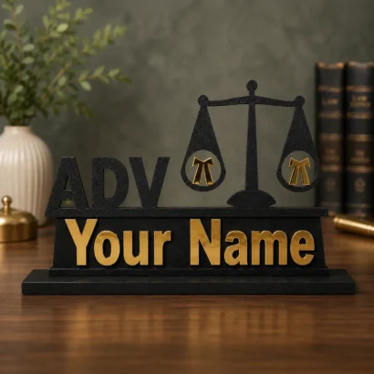 Advocate Name Table Stand