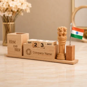 Personalized Wooden Desk Organizer