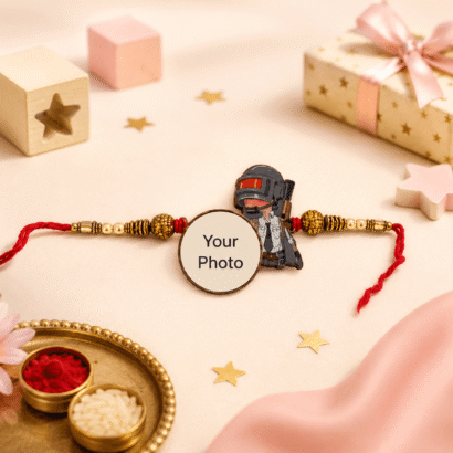 Gaming Character Photo Rakhi for Kids