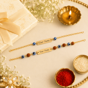 Personalized Name Rakhi Set