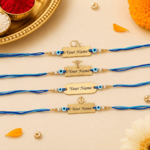 Personalized Profession Name Blue Rakhi