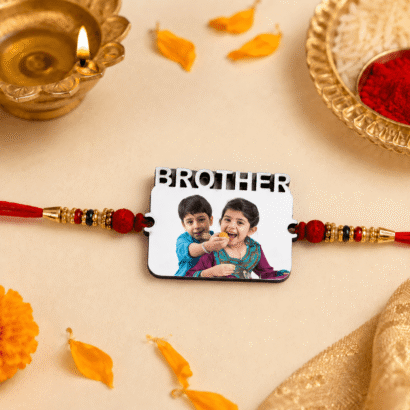 Sublimation MDF Photo Rakhi