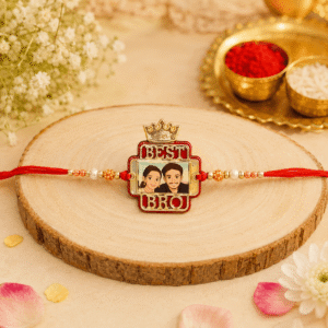 Personalized Best Bro Photo Rakhi