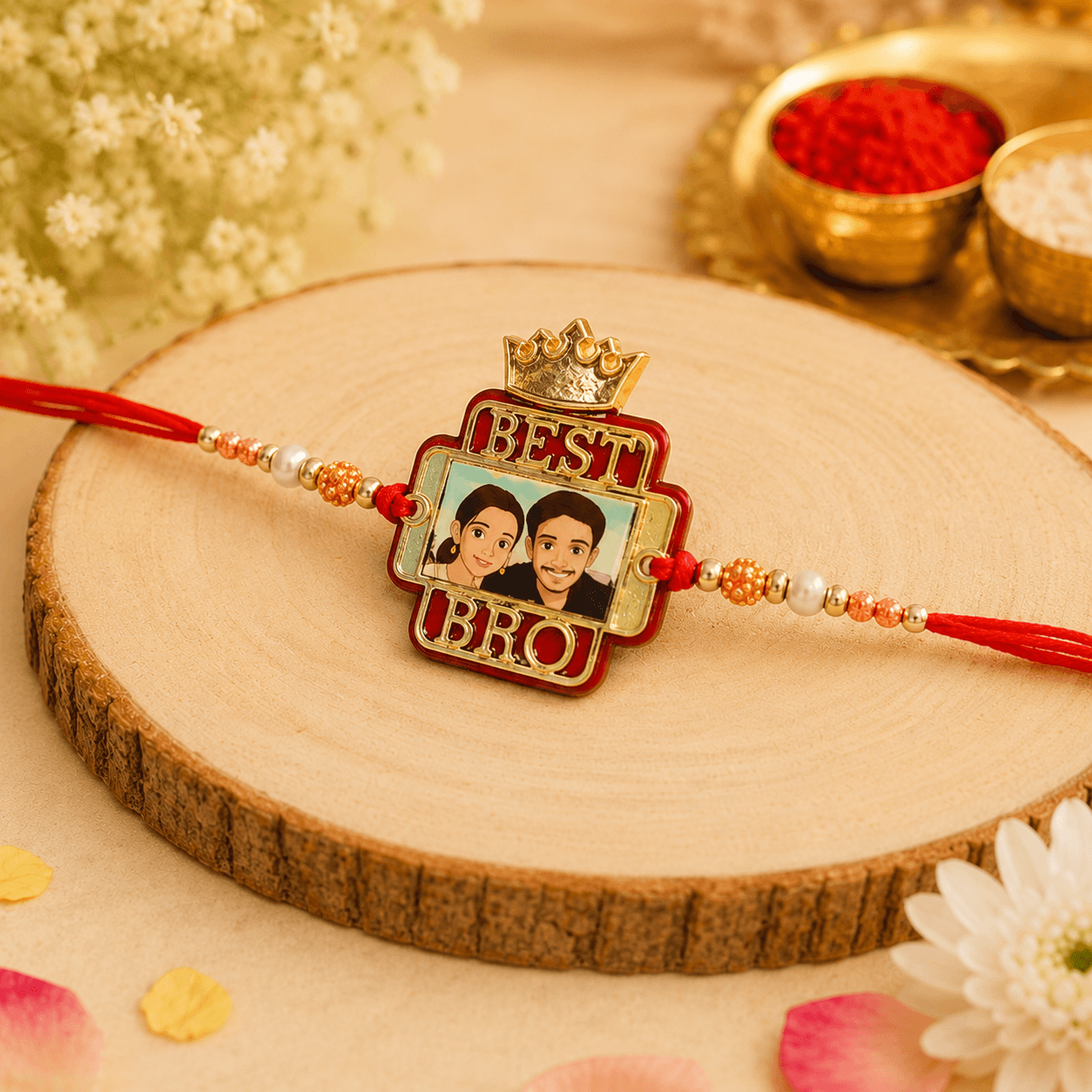 Best Bro Photo Rakhi - Image 2