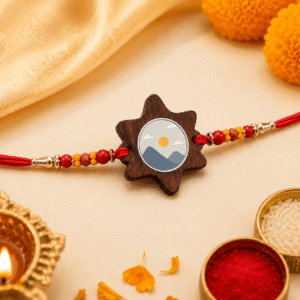 Personalized Star Shape Photo Rakhi