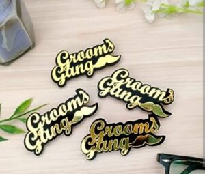 Groom’s Gang Brooch Badge