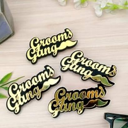 Groom’s Gang Brooch Badge