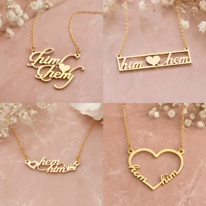 Couple Name Necklace