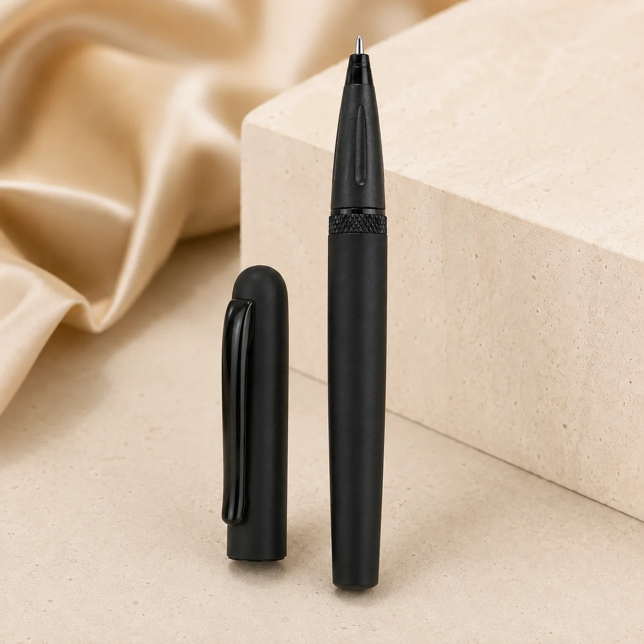 Premium Matte Black Ball Pen - Image 3