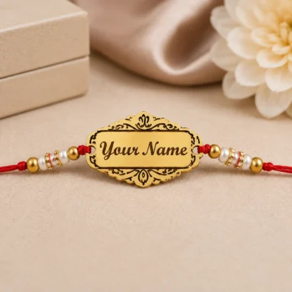 Premium Gold Designer Rakhi